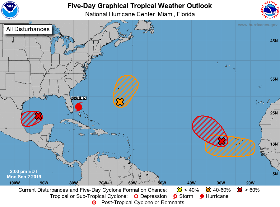 Five-Day Graphical Tropical Weather Outlook